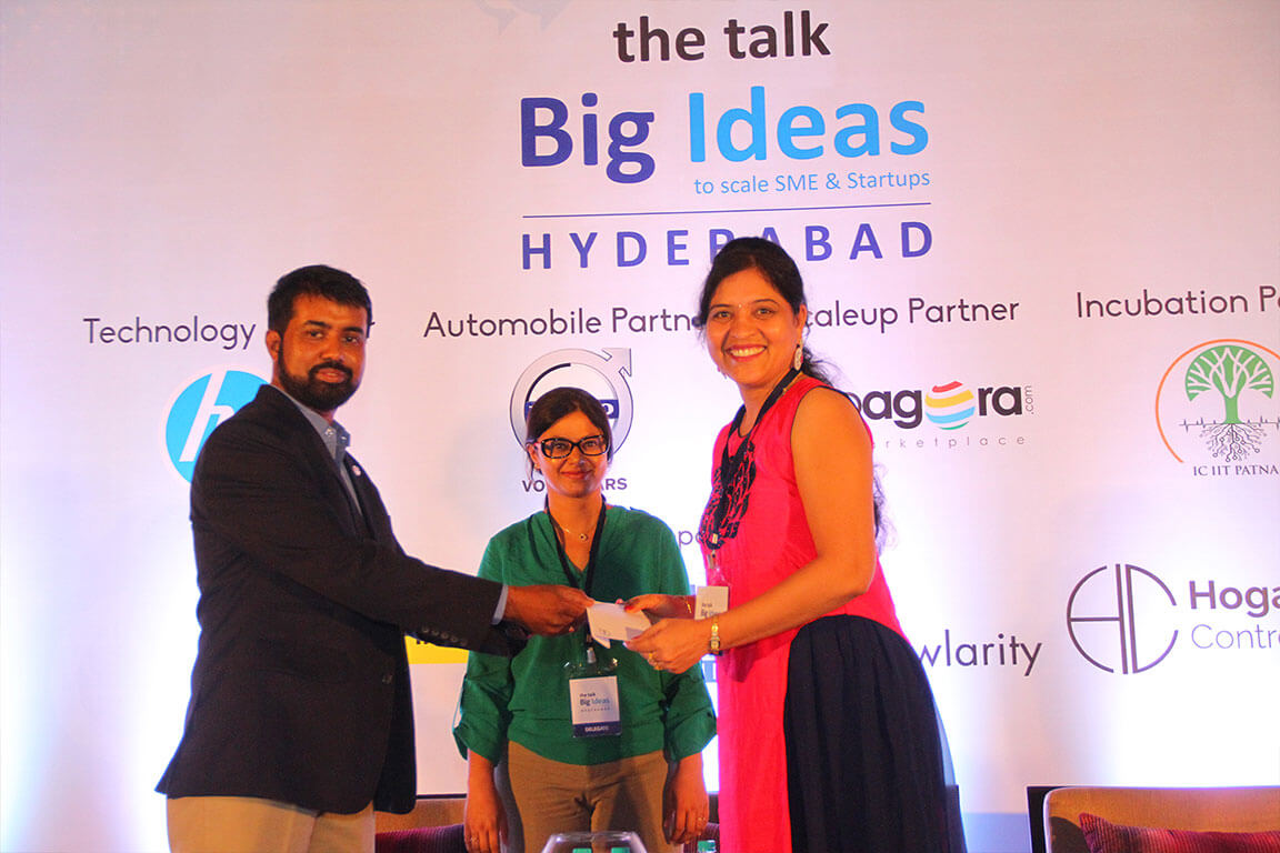 the talk - Big Ideas To Scale SME's And Startups The Westin, Hyderabad - 27th May 2017